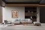 Atelier Del Sofa Eti Oak Left - Gris
